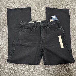 Universal Threads High-Rise Flare Black Jeans